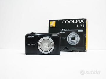 Fotocamera CCD Nikon Coolpix L31 + Custodia