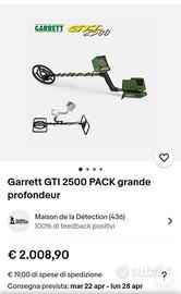 Metal detector Garrett GTI 2500