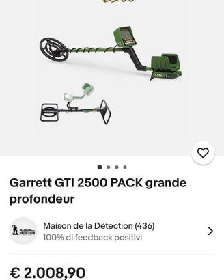 Metal detector Garrett GTI 2500