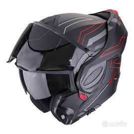 Casco modulare Scorpion EXO-TECH EVO CONQUER NERO 