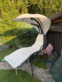 Lettino da giardino - dondolo