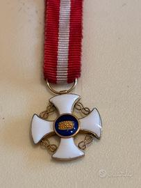 Onorificenza Ordine della Corona d’Italia.