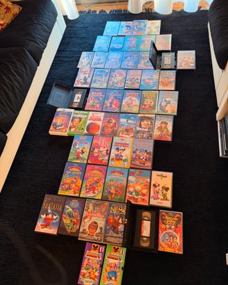 VHS originali di cartoni animati Disney