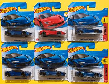 LOTTO 6 PEZZI Hot Wheels Ferrari SF90 Stradale