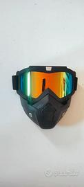 Maschera Sci/Snowboard Stile Casco Integrale