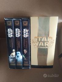 Cofanetto completo in3 VHS "STAR WARS" trilogia 