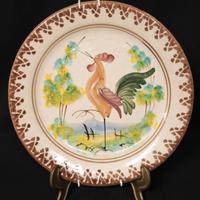 Antico piatto decorativo – Grottaglie? Gallina (4)