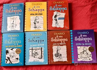 3 volumi libro Diario di una schiappa Jeff kinney