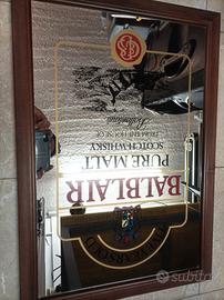 Quadro specchio Ballantines da collezione 