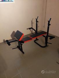 Panca multifunzione palestra a casa