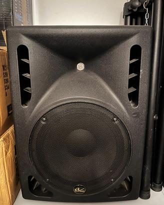 COPPIA CASSE ALPHA AUDIO A-AMP 12" Bi-Amp