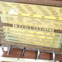 Radio valvolare Radiomarelli modello 123