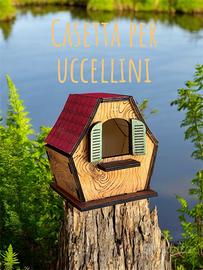 Casetta per uccelli esotici