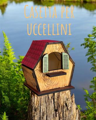 Casetta per uccelli esotici