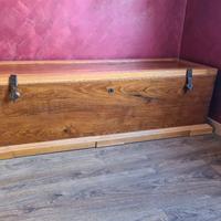 Cassapanca legno massello