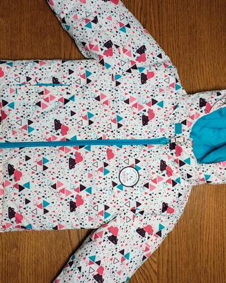 Completo Sci Bambina 4-5 Anni 104/110 cm e guanti