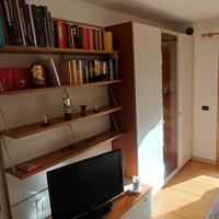 mobile soggiorno  libreria e vetrinetta