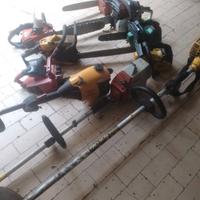 attrezzi da giardino in blocco