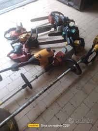 attrezzi da giardino in blocco