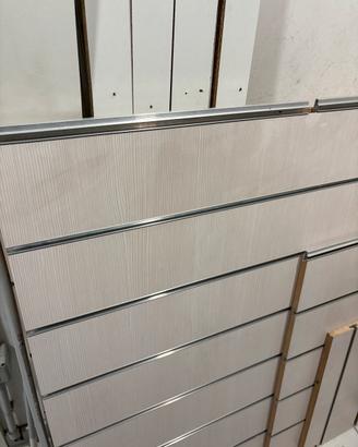 Arredamento negozio pannelli dogati