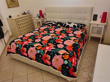Letto matrimoniale con contenitore+rete+materasso