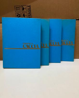 ANDARE A CACCIA Enciclopedia 4 volumi anno 1980
