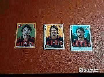 Lotto set figurine album calciatori panini Maldini