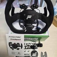 Volante Fanatec con CS Universal Hub V2 Xbox + QR2