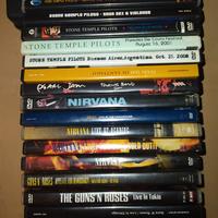 Lotto DVD Guns N'Roses, Nirvana, Pearl Jam, Stone
