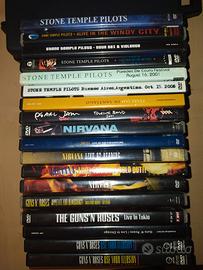 Lotto DVD Guns N'Roses, Nirvana, Pearl Jam, Stone