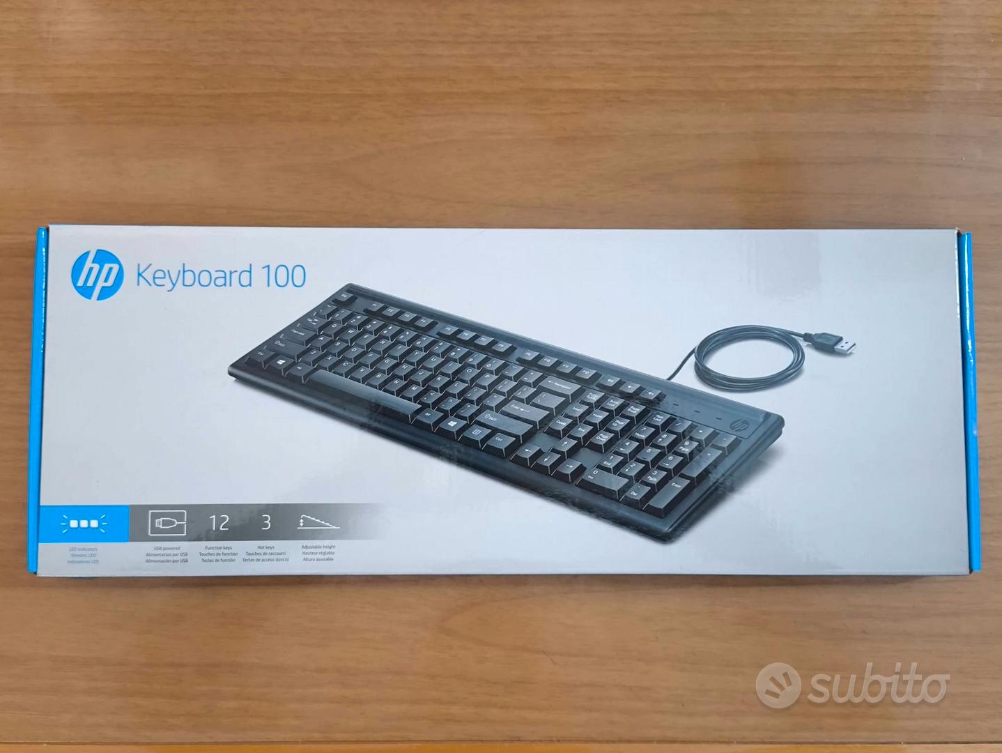 HP Tastiera Keyboard 100 USB. - Informatica In vendita a Enna