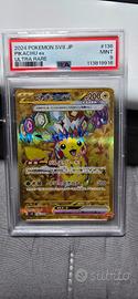 Carta gradata pokemon pikachu