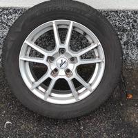 4 cerchi in lega + gomme invernali 