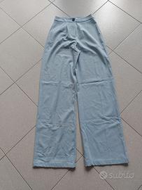 pantaloni azzurro polvere