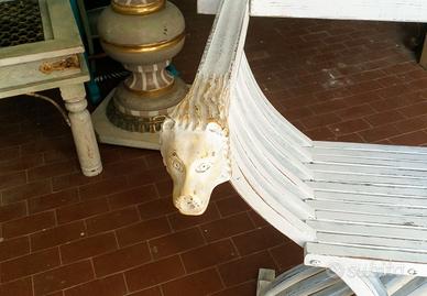 sedia shabby chic savonarola rivisitata