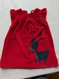 Vestito natalizio bimba