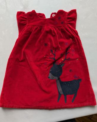 Vestito natalizio bimba