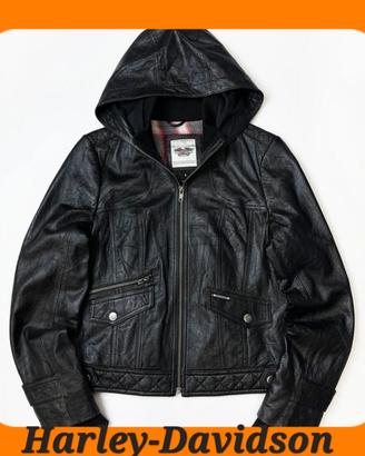 GIACCA DONNA H-D FRENZY WOODED PELLE
