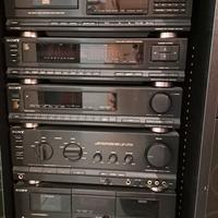 Impianto stereo vintage e casse Sony