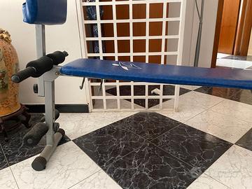Panca sportiva + pesi