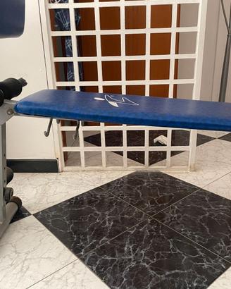 Panca sportiva + pesi