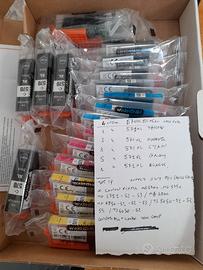 45 INCHIOSTRI  compatibili x Canon 570/571