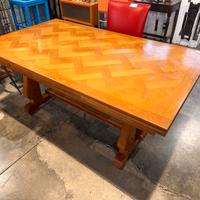 Tavolo rettangolare in rovere allungabile