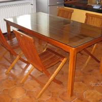 Tavolo teak con sedie