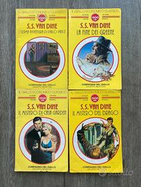 4 libri gialli di S. S. Van Dine