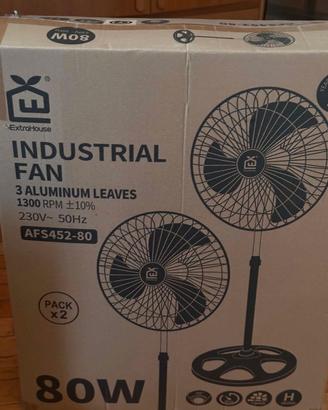 Pack 2 Ventilatori a Piantana EXTRASTAR 80W