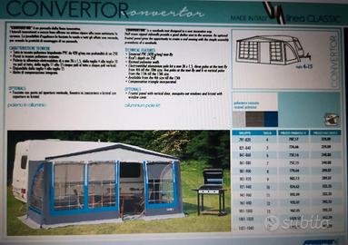 Tendalino Veranda CONVERTOR Taglia 8 