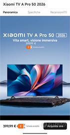 Xiaomi TV A pro 50" 2026