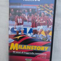 cassetta VHS MILANSTORY