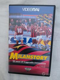 cassetta VHS MILANSTORY